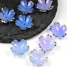 Load image into Gallery viewer, 50pcs 19mm Flower Torus Accessories DIY Earring Hairpin Acrylic Flower Beads Petals Charm Connectors Jewelry Making Accessories
