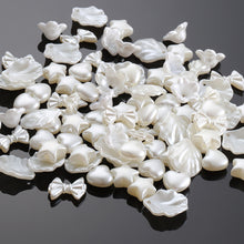Load image into Gallery viewer, 100pcs Heart Star Imitation Pearl Beads Acrylic Beads DIY Jewelry Making Earring Bracelet Loose Spacer Beads Accessories