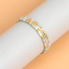 Load image into Gallery viewer, 180pcs 2mm Square Glass Crystal Beads Cube Beads Charms Candy Color Beads For DIY Jewelry Making Clothing Accessories