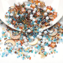 Load image into Gallery viewer, Mixed Star Moon Crystal Glass Beads Set Pearl Loose Spacer Beads for DIY Making Jewelry Craft Bracelets Necklaces Earrings