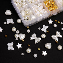Load image into Gallery viewer, 520pcs/box Mixed Pearl CCB Spacer Beads Set with String DIY Earring Bracelet Necklace Phone Chain Jewelry Making Beads Accessories