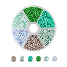 Load image into Gallery viewer, 1Box 2mm Glass Seed Beads Charm Crystal Spacer Glass Beads For Jewelry Making Kits DIY Handmade Supplies Clothing Accessories