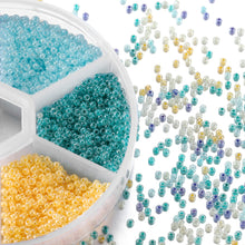 Load image into Gallery viewer, 1Box 2mm Glass Seed Beads Charm Crystal Spacer Glass Beads For Jewelry Making Kits DIY Handmade Supplies Clothing Accessories