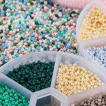 Load image into Gallery viewer, 1Box 2mm Glass Seed Beads Charm Crystal Spacer Glass Beads For Jewelry Making Kits DIY Handmade Supplies Clothing Accessories