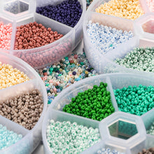 Load image into Gallery viewer, 1Box 2mm Glass Seed Beads Charm Crystal Spacer Glass Beads For Jewelry Making Kits DIY Handmade Supplies Clothing Accessories