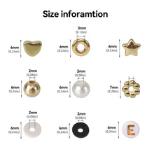 Load image into Gallery viewer, 2580pcs DIY Jewelry Making Friendship Bracelet Necklace Beads Set Letters Beads CCB Gold Spacer Beads and Clay Spacer Beads Set