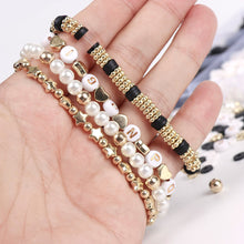 Load image into Gallery viewer, 2580pcs DIY Jewelry Making Friendship Bracelet Necklace Beads Set Letters Beads CCB Gold Spacer Beads and Clay Spacer Beads Set