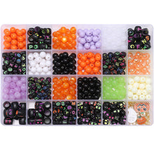 Load image into Gallery viewer, 520pcs Halloween Beads Set DIY Jewelry Making Bracelet Necklace Beads Handmade Halloween Gifts Beads Set Accessories