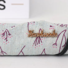 Load image into Gallery viewer, 10pcs Metal Handmade Label Rectangle Zinc Alloy Hand Made Letters Label DIY Bag Hat Crochet Clothes Sewing Accessories