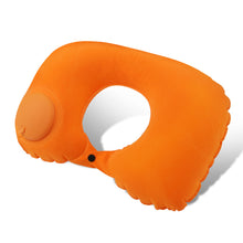 Load image into Gallery viewer, Travel Pillows Airplanes Press Type Inflatable Super Light Portable Neck Pillow U-Shape Inflatable Cervical Vertebr Pillow