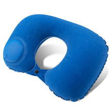 Load image into Gallery viewer, Travel Pillows Airplanes Press Type Inflatable Super Light Portable Neck Pillow U-Shape Inflatable Cervical Vertebr Pillow