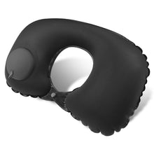 Load image into Gallery viewer, Travel Pillows Airplanes Press Type Inflatable Super Light Portable Neck Pillow U-Shape Inflatable Cervical Vertebr Pillow