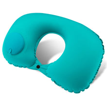 Load image into Gallery viewer, Travel Pillows Airplanes Press Type Inflatable Super Light Portable Neck Pillow U-Shape Inflatable Cervical Vertebr Pillow