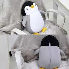 Load image into Gallery viewer, 2 in 1 Deformable U-shape Travel Pillows Adult/Kids Penguins Cat Animal Shape Traveling Cushion Plush Toy Neck Pillow