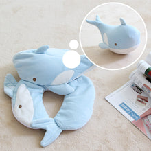Load image into Gallery viewer, 2 in 1 Deformable U-shape Travel Pillows Adult/Kids Penguins Cat Animal Shape Traveling Cushion Plush Toy Neck Pillow