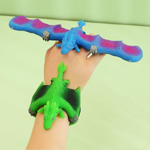 Load image into Gallery viewer, Cartoon Dinosaur TPR Slap Bracelets Dinosaur Slap Band Toy Dino Model Kids Birthday Party Favor Gifts Chirstmas Gifts
