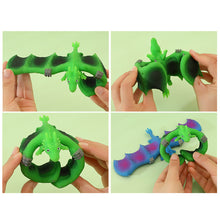 Load image into Gallery viewer, Cartoon Dinosaur TPR Slap Bracelets Dinosaur Slap Band Toy Dino Model Kids Birthday Party Favor Gifts Chirstmas Gifts