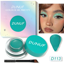 Load image into Gallery viewer, DUNUF 12 Color Waterproof Eye Liner Eye Shadow Body Paint Eyebrow Tint Matte Long Lasting Cosmetic