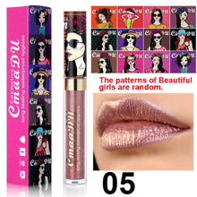 Load image into Gallery viewer, Metallic No-stick Cup Lip Gloss Glitter Matte Moisturizing Waterproof Long Lasting Lip Glaze Liquid Lipstick Lip Makeup Cosmetic