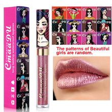 Load image into Gallery viewer, Metallic No-stick Cup Lip Gloss Glitter Matte Moisturizing Waterproof Long Lasting Lip Glaze Liquid Lipstick Lip Makeup Cosmetic