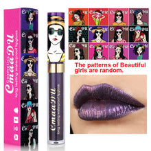 Load image into Gallery viewer, Metallic No-stick Cup Lip Gloss Glitter Matte Moisturizing Waterproof Long Lasting Lip Glaze Liquid Lipstick Lip Makeup Cosmetic