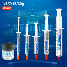 Load image into Gallery viewer, Thermal Conductive Grease Paste Silicone GD900 Heatsink High Performance Compound Grease for CPU CN30/BR7 3/5/7/15/30g 4.8W/M-K