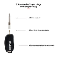 Load image into Gallery viewer, UHF Wireless Saxophone Microphone System Clips over Instrument Receiver Transmitter Trumpet Trombone French Horn