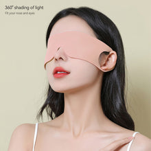 Load image into Gallery viewer, Light Blocking Portable Thin Ice Silk Eye Mask for Summer Travel Sleeping Blindfold with Ear Hanging Strap Unisex Eye Patch