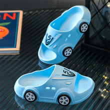 Load image into Gallery viewer, Summer New Luminous Kid Sandals Cute Cartoon Car Slippers Boy Anti-slip Beach Shoe Flashing Pulleys 2024 Trend Fashion Design