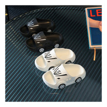 Load image into Gallery viewer, Summer New Luminous Kid Sandals Cute Cartoon Car Slippers Boy Anti-slip Beach Shoe Flashing Pulleys 2024 Trend Fashion Design