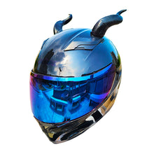 Load image into Gallery viewer, 2Pcs Motorcycle Helmet Decoration Devil's Horns Style Motorbike Helmet Accessories Stickers Cosplay Styling with Sucker