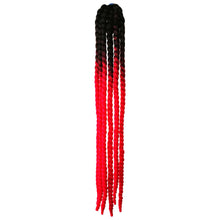 Load image into Gallery viewer, Motorcycle Helmet Dreadlocks Helmet Dreadlocks Ponytail Braid Motocross Bicycle Motorbike Helmet Decoration 55cm With Sucker