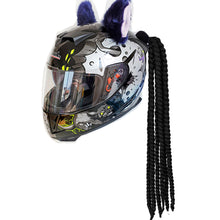 Load image into Gallery viewer, Motorcycle Helmet Dreadlocks Helmet Dreadlocks Ponytail Braid Motocross Bicycle Motorbike Helmet Decoration 55cm With Sucker