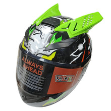 Load image into Gallery viewer, 2Pcs Motorcycle Helmet Horn Motocross Racing Mohawk Horns Full Face Horn Stick Decoration