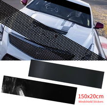 Load image into Gallery viewer, 20cmx150cm Car Front Windshield Anti-UV Stickers Privacy Window Stickers for Auto Side Blocks Cover Film