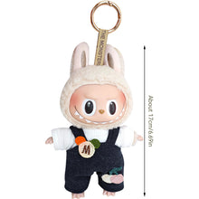 Load image into Gallery viewer, Clothes Only 17cm Pendant Blind Box Macaron Cloth Labubu Chill Filled Doll Accessories Cos Gift Doll Pure Handmade Cloth