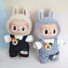 Load image into Gallery viewer, Clothes Only 17cm Pendant Blind Box Macaron Cloth Labubu Chill Filled Doll Accessories Cos Gift Doll Pure Handmade Cloth
