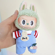 Load image into Gallery viewer, Clothes Only 17cm Pendant Blind Box Macaron Cloth Labubu Chill Filled Doll Accessories Cos Gift Doll Pure Handmade Cloth