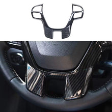 Load image into Gallery viewer, Carbon Fiber Car Steering Wheel Panel Frame Cover Trim Sticker Interior Accessories Decorator for Ford Everest Ranger Endeavour 2015+