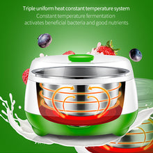 Load image into Gallery viewer, 1L Mini Automatic Yogurt Maker Machine with Constant Temperature Household DIY Yogurt Tools Kitchen Appliances Stainless Steel Tank