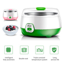 Load image into Gallery viewer, 1L Mini Automatic Yogurt Maker Machine with Constant Temperature Household DIY Yogurt Tools Kitchen Appliances Stainless Steel Tank