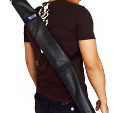Load image into Gallery viewer, 1PC 70-8CM Billiard Cue Stick Leather Storage Bag With Adjustable Strap For 1/2 OR Children's Pool Cue Zipper Baseball Bat Storage Bag