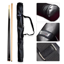 Load image into Gallery viewer, 1PC 70-8CM Billiard Cue Stick Leather Storage Bag With Adjustable Strap For 1/2 OR Children's Pool Cue Zipper Baseball Bat Storage Bag