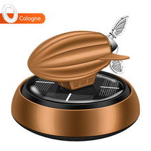 Load image into Gallery viewer, Car Solar Air Freshener Interior Fragrance Ornaments Airship Decoration Ship Tail Rotating Aroma Diffuser for Vehicle Home Office