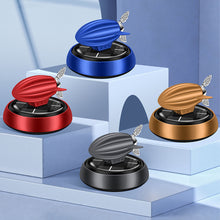 Load image into Gallery viewer, Car Solar Air Freshener Interior Fragrance Ornaments Airship Decoration Ship Tail Rotating Aroma Diffuser for Vehicle Home Office