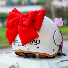 Load image into Gallery viewer, Motorcycle Helmet Bow Decoration Electric Bike Helmet Car Body Decoration Accessories Bowknot Suction Cup For Girl Women