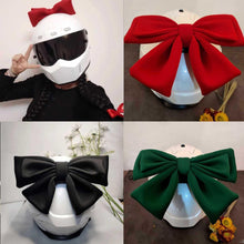 Load image into Gallery viewer, Motorcycle Helmet Bow Decoration Electric Bike Helmet Car Body Decoration Bows Accessories Bowknot Quick-dismantling For Girl Women