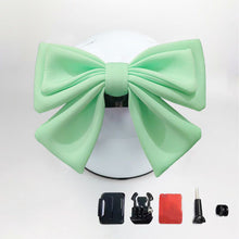 Load image into Gallery viewer, Motorcycle Helmet Bow Decoration Electric Bike Helmet Car Body Decoration Bows Accessories Bowknot Quick-dismantling For Girl Women