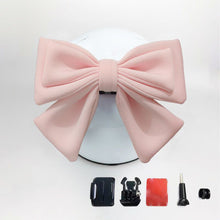 Load image into Gallery viewer, Motorcycle Helmet Bow Decoration Electric Bike Helmet Car Body Decoration Bows Accessories Bowknot Quick-dismantling For Girl Women