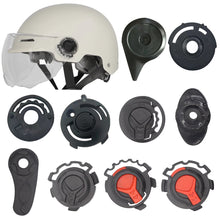 Load image into Gallery viewer, Pair Motorcycle Helmet Fixed Large Hole Buckle Mirror Holder Lens Base Accessories Adult Children Helmet Screws